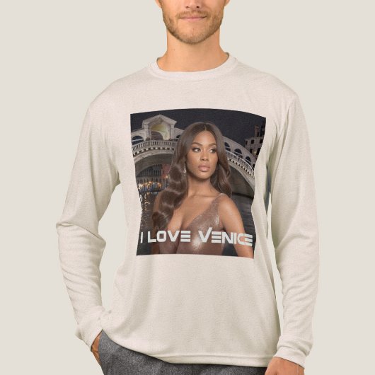 VENICE - I LOVE VENICE Tri-Blend SHIRT (Vorderseite)