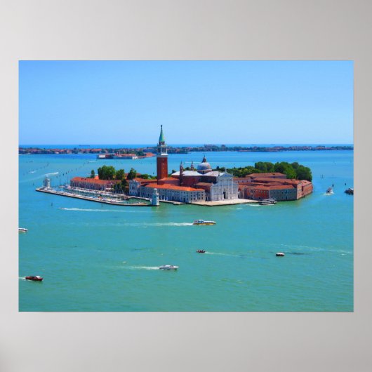 Venice - Island of San Giorgio Maggiore Poster (Vorne)