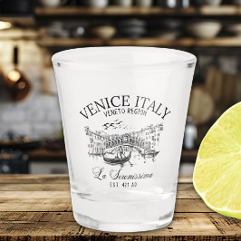 Venice Italy Cute Old Landscape Schnapsglas