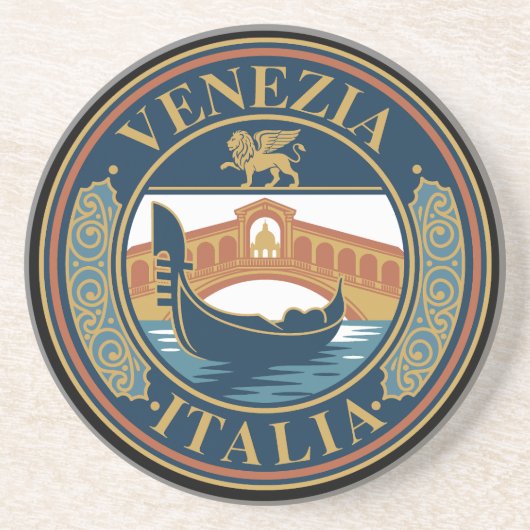Venice Italy Getränkeuntersetzer (Vorne)