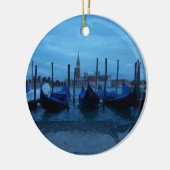 Venice Italy Gondolas Keramikornament (Links)