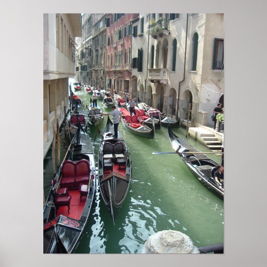 Venice Italy Gondolas Poster (Vorne)