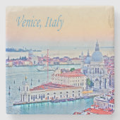 Venice Italy HDR Sunset Stone Untersetzer (Vorderseite)