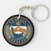 Venice Italy Schlüsselanhänger (Rückseite)