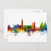 Venice Italy Skyline Postkarte (Vorne/Hinten)