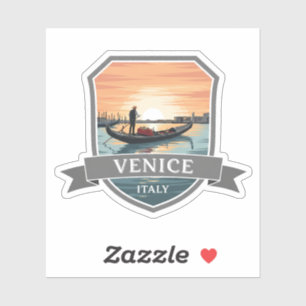 Venice Italy Travel Souvenir Aufkleber