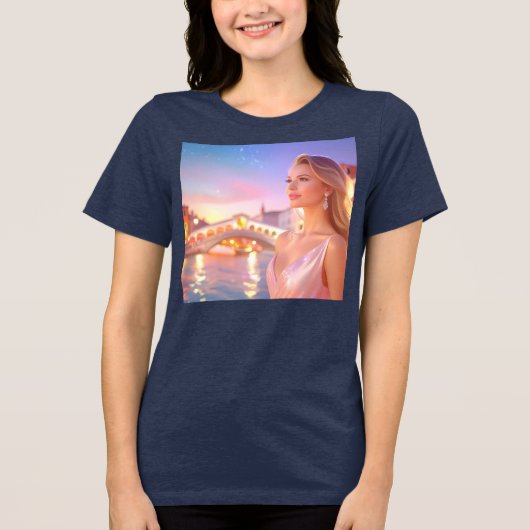 VENICE - ITALY - VENEZIA - Tri-Blend SHIRT (Vorderseite)