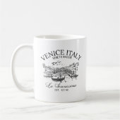 Venice Italy Vintage Landscape Kaffeetasse (Links)