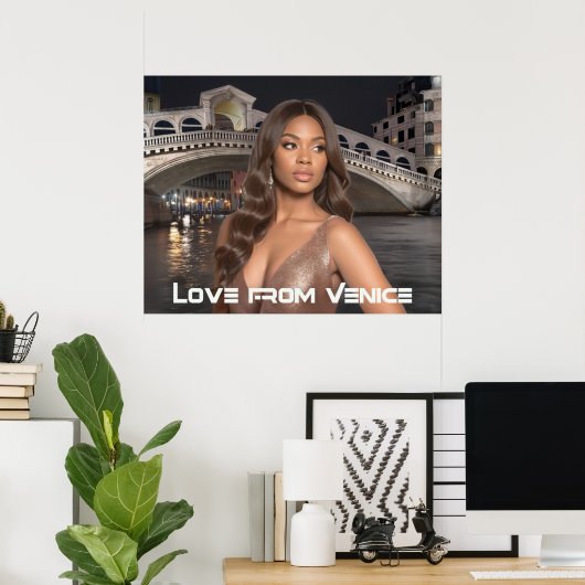 VENICE - LOVE FROM VENICE POSTER (Heimbüro)