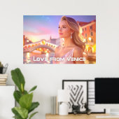 VENICE - LOVE FROM VENICE - POSTER (Heimbüro)