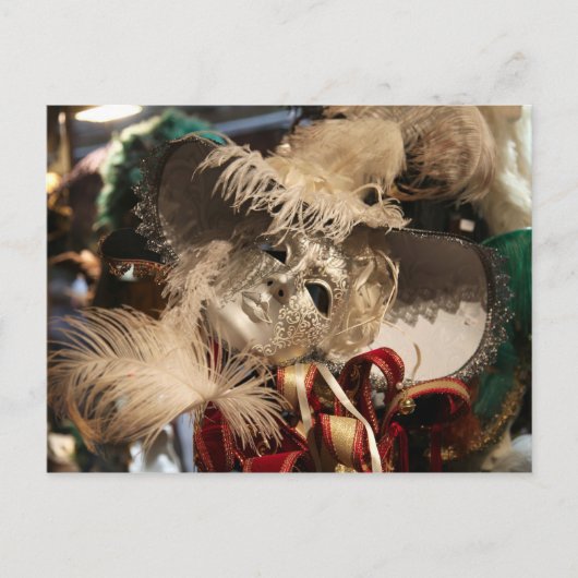 Venice Masks Postkarte (Vorderseite)
