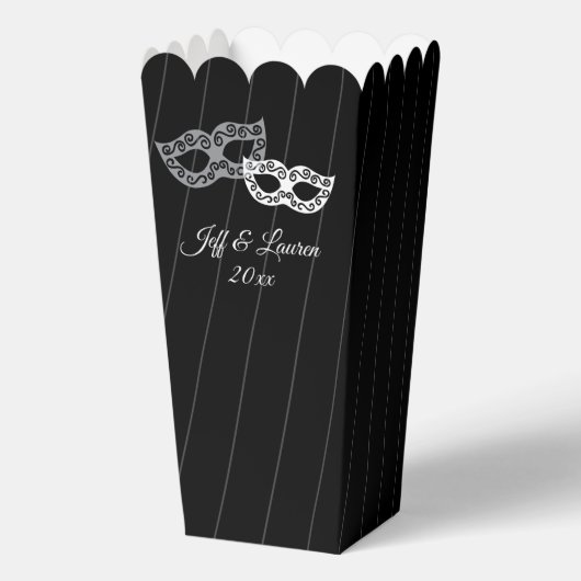 Venice masquerade ball masks custom wedding geschenkschachtel (Rückseite)