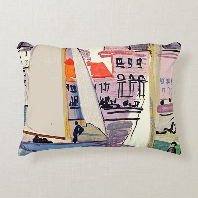 Venice Raoul Dufy Accent Pillow Dekokissen (Vorderseite)