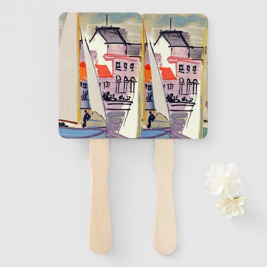 Venice Raoul Dufy Set of Fans Fächer (Vorne und Hinten)