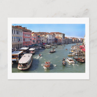 VENICE RIALTO BRIDGE VIEW POSTKARTE