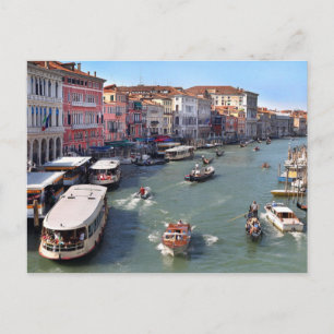VENICE RIALTO BRIDGE VIEW POSTKARTE