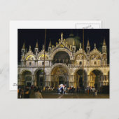 VENICE SAN MARCO SQUARE BASILICA POSTKARTE (Vorne/Hinten)