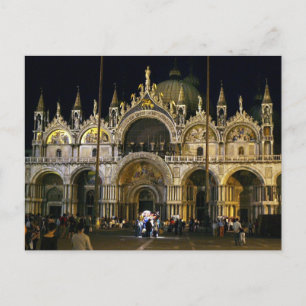 VENICE SAN MARCO SQUARE BASILICA POSTKARTE