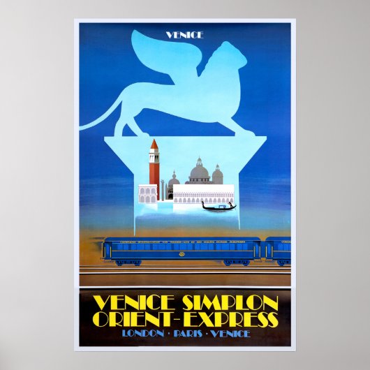 Venice Simplon Orient Express Plakat (Vorne)