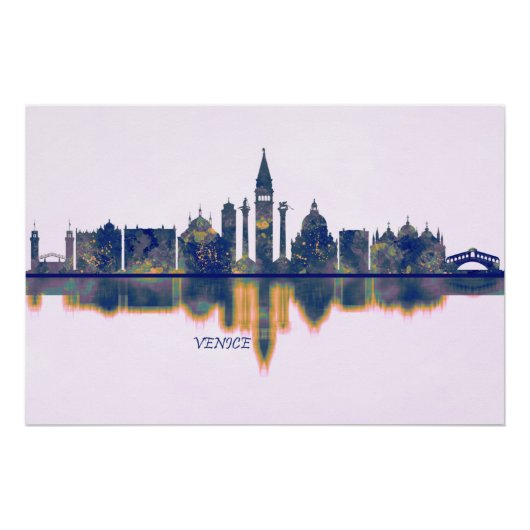 Venice Skyline Poster (Vorderseite)