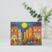 Venice Soiree Post Card Postkarte (Stehend Vorderseite)