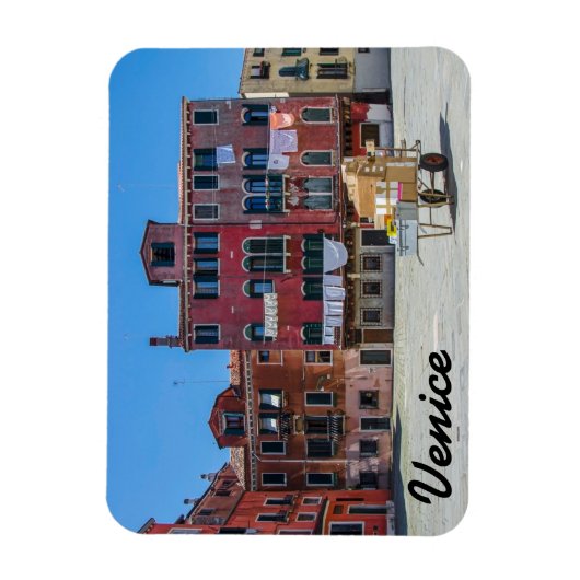 Venice Square Flexible Foto Magnet (Vertikal)