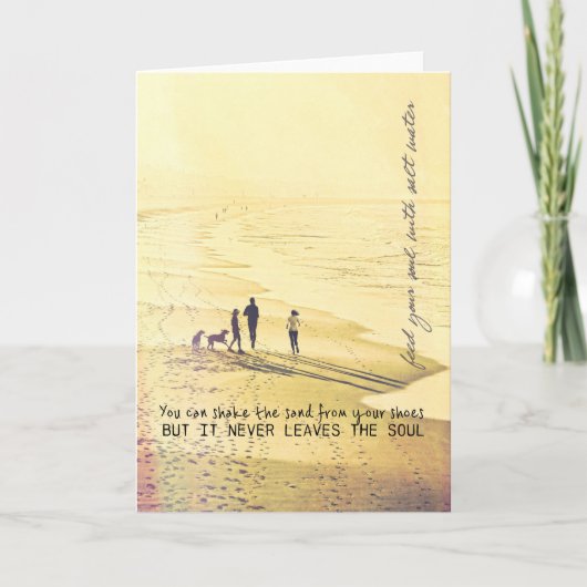 VENICE SUNRISE Grußkarte Dankeskarte (Vorderseite)