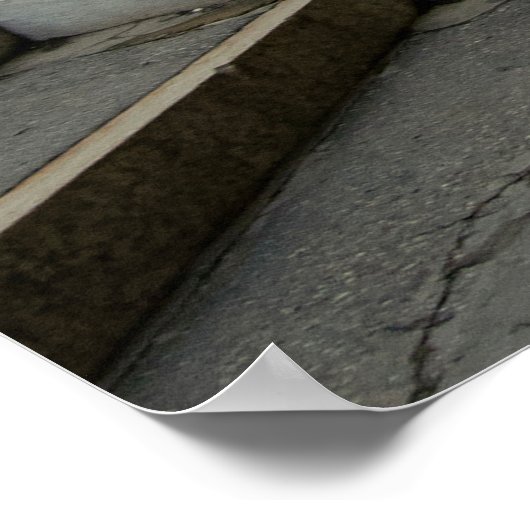 Venice Sunset Canal & Bridge – Romantic Poster (Ecke)