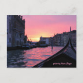 Venice Sunset Postkarte (Vorderseite)