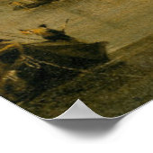 Venice The Dogana and Santa Maria della Salute Poster (Ecke)