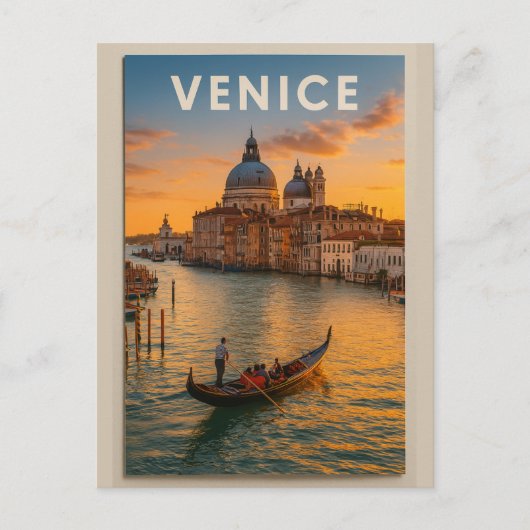 Venice – The Floating City of Dreams Postkarte (Vorderseite)