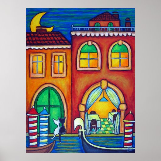 Venice Valentine Print von Lisa Lorenz Poster (Vorne)