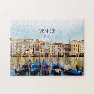 VENICE VENEZIA Aquarell - Italien Reiseandenken Puzzle
