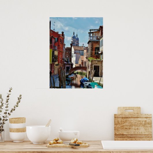 Venice View Poster (Küche)