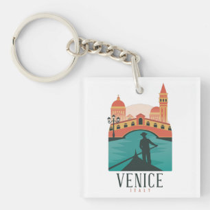 Venice Vintage Travel Schlüsselanhänger