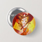 Venice Violinist Button (Vorne & Hinten)