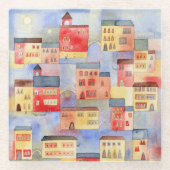 Venice Watercolor Glasuntersetzer (Vorderseite)