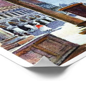Venice Watercolor Poster (Ecke)