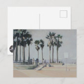 VeniceBeach SkatePark Postkarte (Vorne/Hinten)