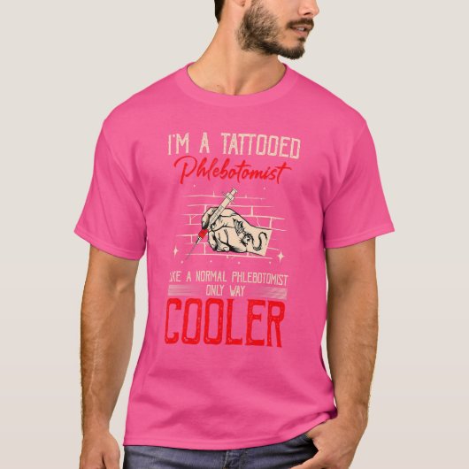Venipunction Nadel Tattoo Design T-Shirt (Vorderseite)