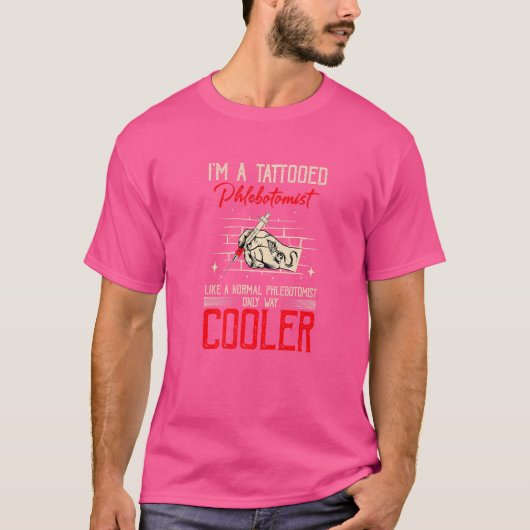 Venipunction Nadel Tattoo Meme T-Shirt (Vorderseite)