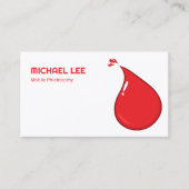 Venipuncture Phlebotomie Visitenkarte (Vorderseite)