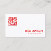 Venipuncture Phlebotomie Visitenkarte (Rückseite)