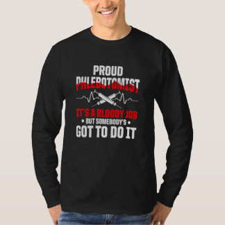 Venipunktur-Nadelmeme für eine Phlebotomie-Kranken T-Shirt