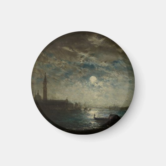 Venise et le Campanile au Clair de Lune Magnet (Vorne)