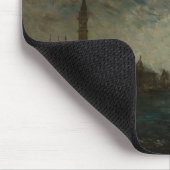 Venise et le Campanile au Clair de Lune Mousepad (Ecke)