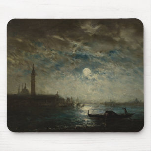 Venise et le Campanile au Clair de Lune Mousepad