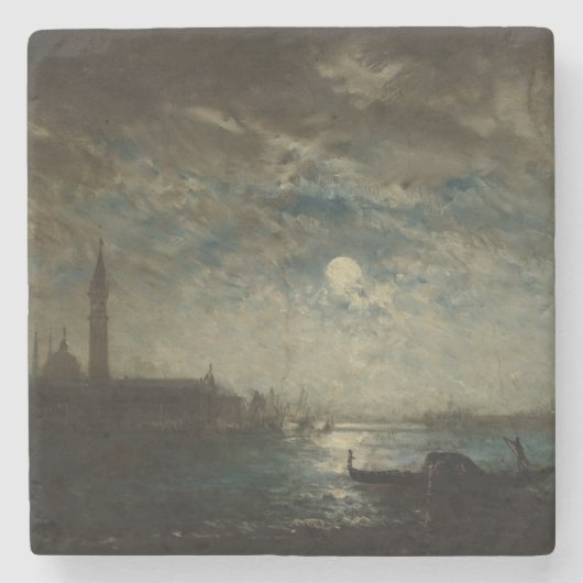 Venise et le Campanile au Clair de Lune Steinuntersetzer (Vorderseite)