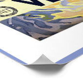 "Venise et le Lido" Poster (Ecke)