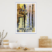"Venise et le Lido" Poster (Küche)